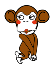 funky monkey Masaru sticker #5001841