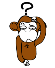 funky monkey Masaru sticker #5001842