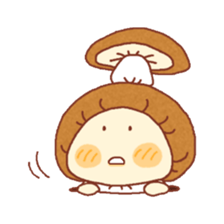 potechibi chan / mushroom sticker #5002222