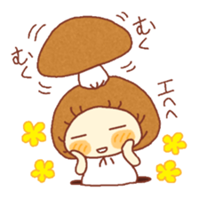 potechibi chan / mushroom sticker #5002224