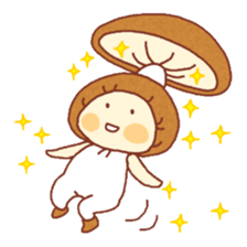 potechibi chan / mushroom sticker #5002225