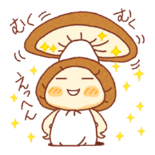 potechibi chan / mushroom sticker #5002230