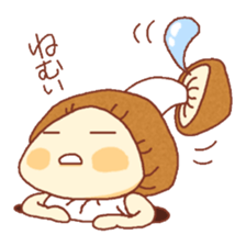 potechibi chan / mushroom sticker #5002231