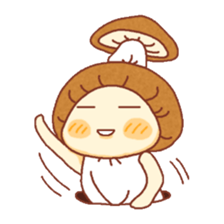 potechibi chan / mushroom sticker #5002234
