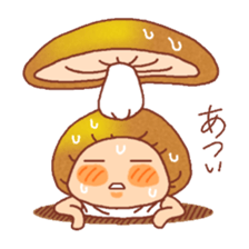potechibi chan / mushroom sticker #5002242
