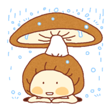 potechibi chan / mushroom sticker #5002243