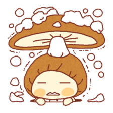 potechibi chan / mushroom sticker #5002244