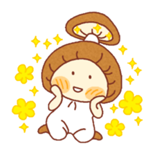 potechibi chan / mushroom sticker #5002245