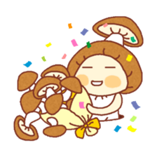 potechibi chan / mushroom sticker #5002250