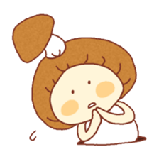 potechibi chan / mushroom sticker #5002251