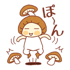 potechibi chan / mushroom sticker #5002257