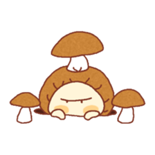 potechibi chan / mushroom sticker #5002258