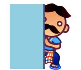 Uncle Maan, Very Very Thai Man sticker #5002726