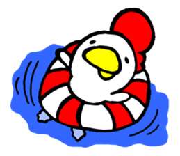 piyo's summer vacation sticker #5002824