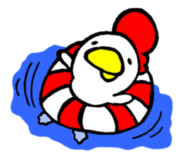 piyo's summer vacation sticker #5002824