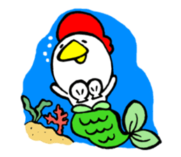 piyo's summer vacation sticker #5002825