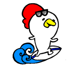 piyo's summer vacation sticker #5002834