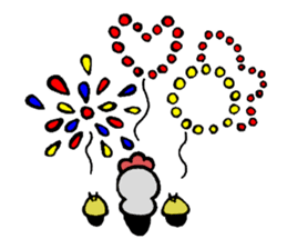 piyo's summer vacation sticker #5002839