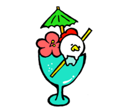 piyo's summer vacation sticker #5002847