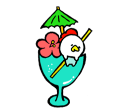 piyo's summer vacation sticker #5002847
