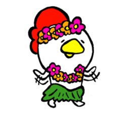 piyo's summer vacation sticker #5002851