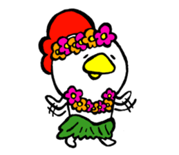piyo's summer vacation sticker #5002851
