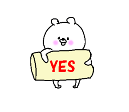 Kumamohu sticker #5002980