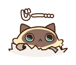 Siamese Cat Bon sticker #5003427