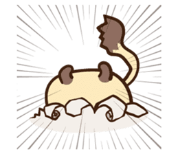 Siamese Cat Bon sticker #5003431
