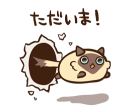 Siamese Cat Bon sticker #5003452