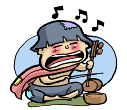 Little Cute Beggar sticker #5003504