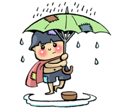 Little Cute Beggar sticker #5003507