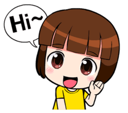 little cute girl Dotori sticker #5003622