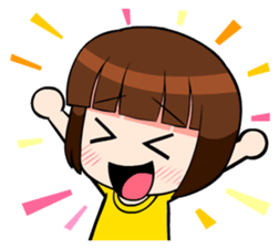 little cute girl Dotori sticker #5003624