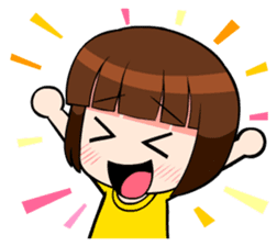 little cute girl Dotori sticker #5003624