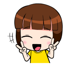 little cute girl Dotori sticker #5003625