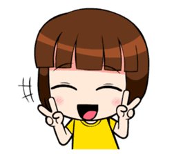 little cute girl Dotori sticker #5003625