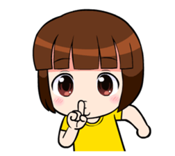 little cute girl Dotori sticker #5003626