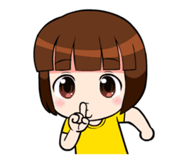 little cute girl Dotori sticker #5003626