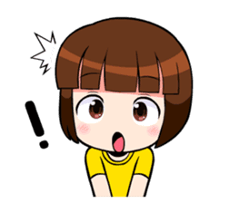 little cute girl Dotori sticker #5003628