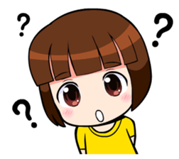 little cute girl Dotori sticker #5003629