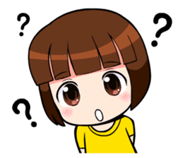 little cute girl Dotori sticker #5003629