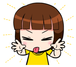 little cute girl Dotori sticker #5003631