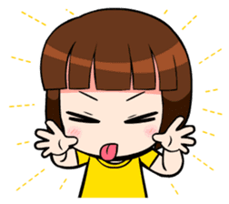 little cute girl Dotori sticker #5003631
