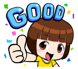 little cute girl Dotori sticker #5003634