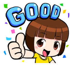 little cute girl Dotori sticker #5003634