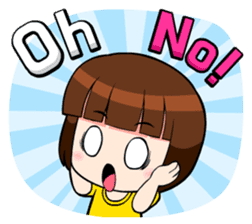 little cute girl Dotori sticker #5003636