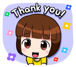 little cute girl Dotori sticker #5003639