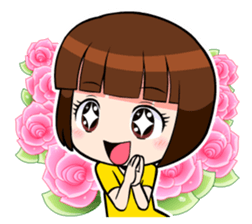 little cute girl Dotori sticker #5003641