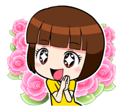 little cute girl Dotori sticker #5003641